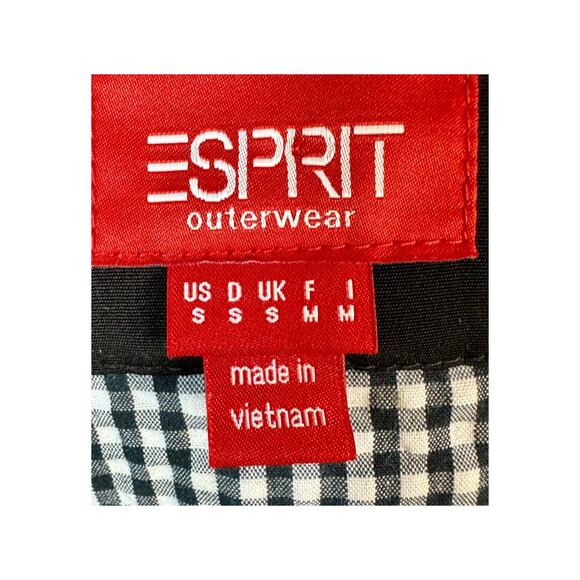 Esprit Women's Quilted Black Jacket Size Small - Picture 6 of 6